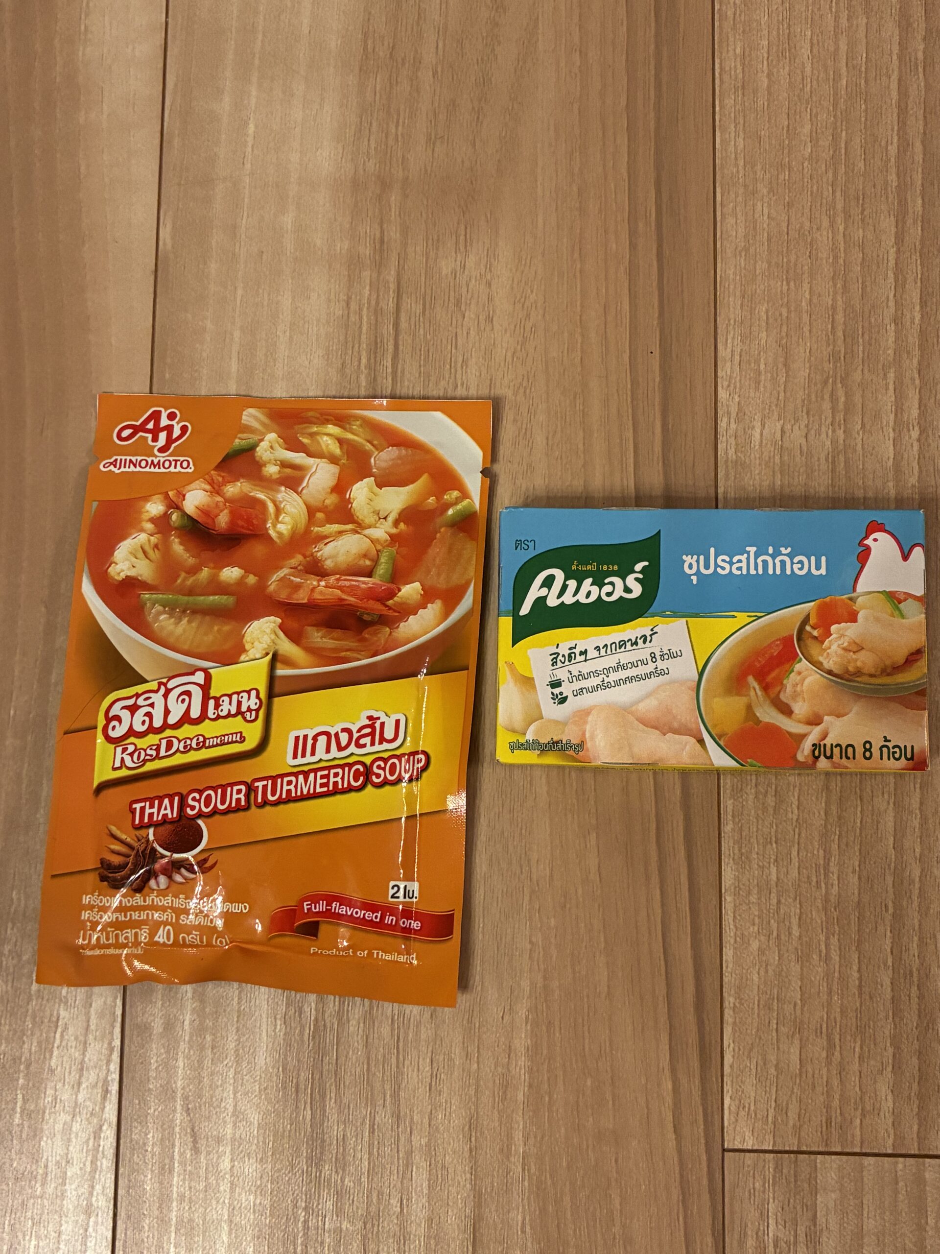 タイのインスタントスープ類