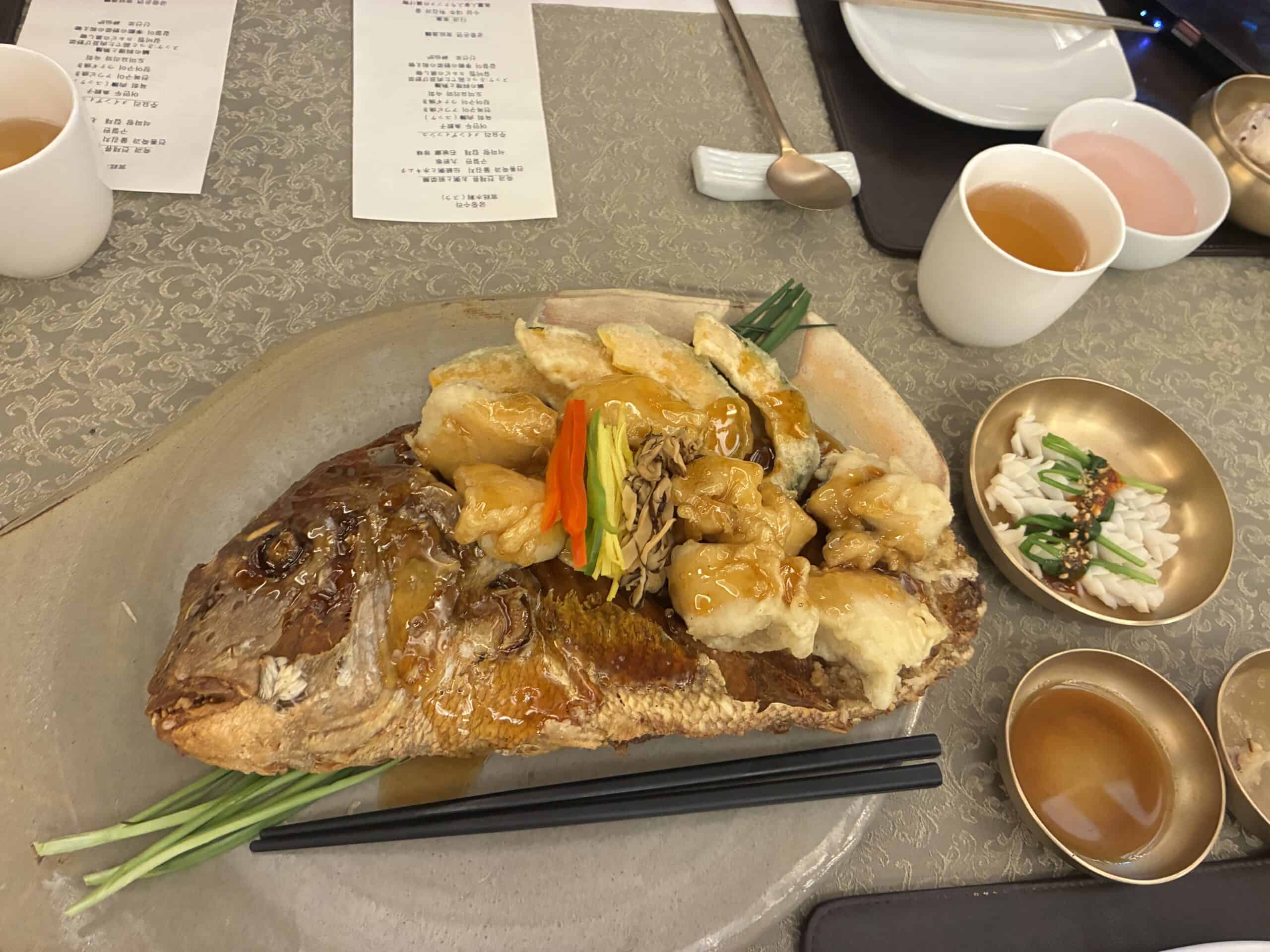 鯛を使った魚料理