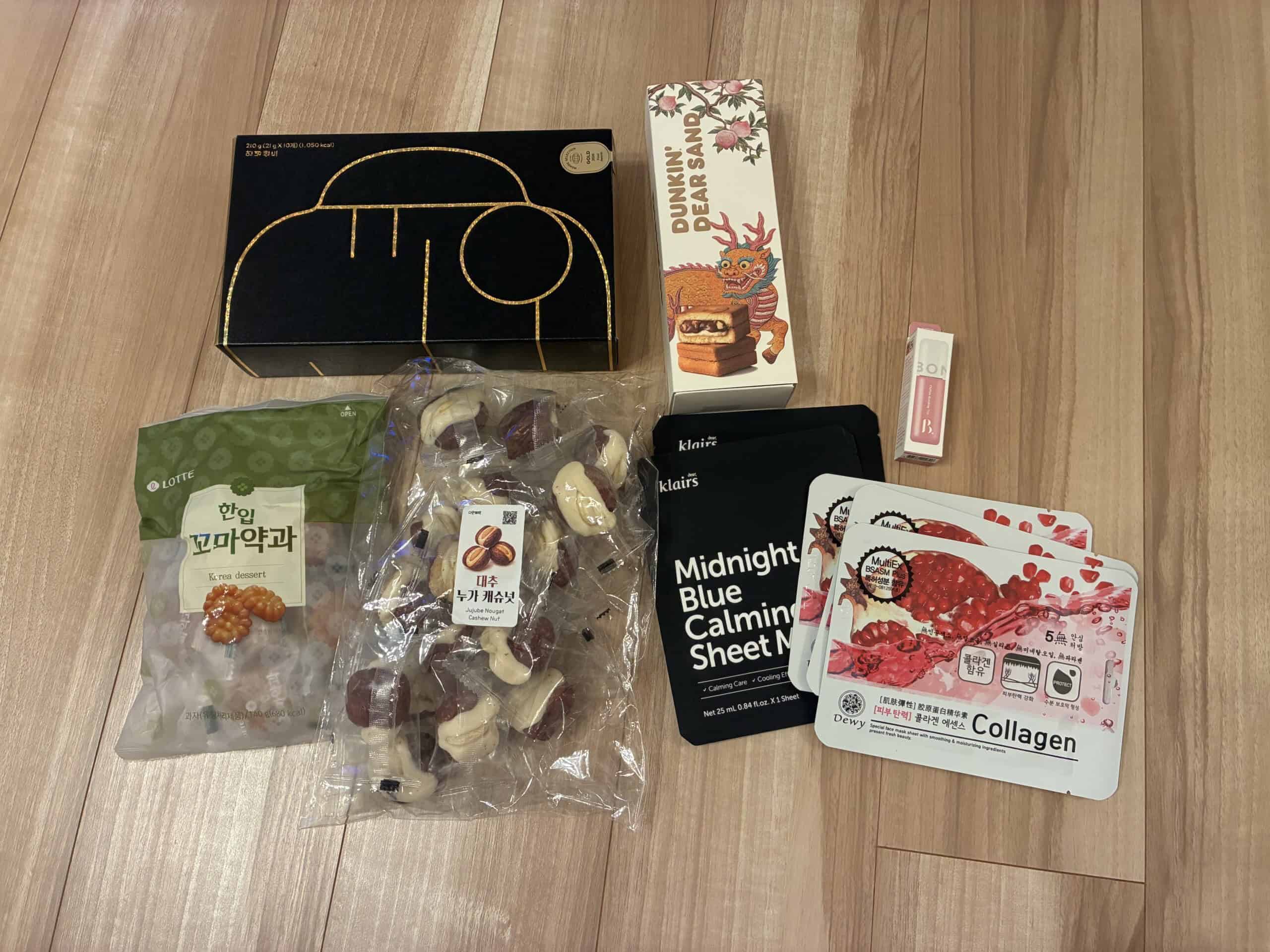 ソウル旅行で買ったお土産の数々