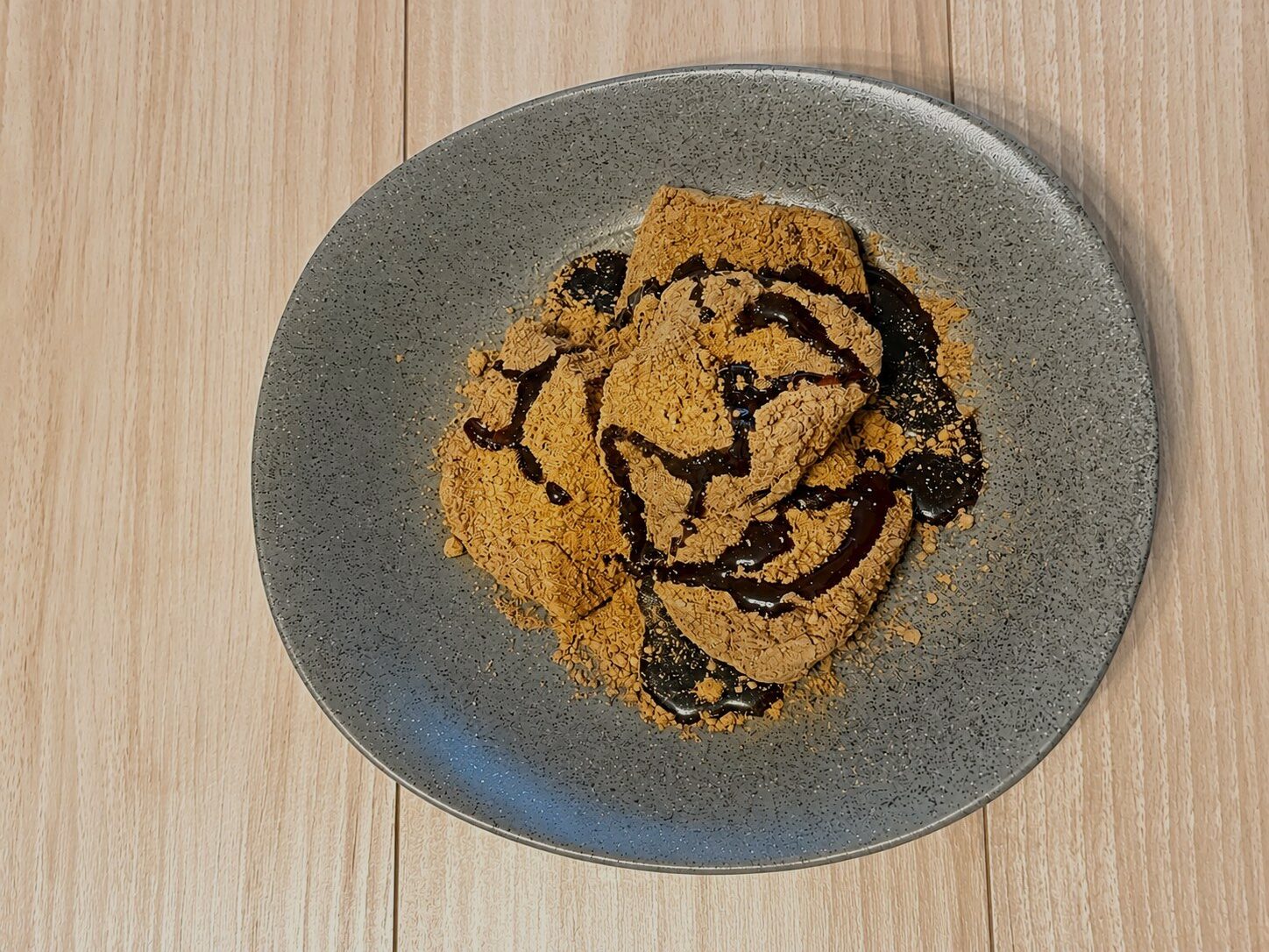 黒蜜をかけて